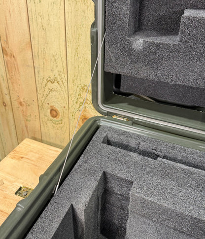 Pelican Hardigg Case 37x21x17 Green Waterproof Storage Footlocker
