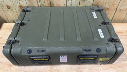 Military Surplus Server Rack 3U Case Waterproof OD Green Pelican ECS Storage