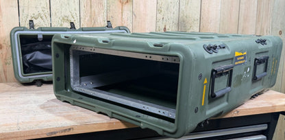 ECS Military Surplus Server Rack 19x24" 3U Case Waterproof OD Green