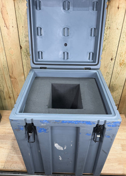 Pelican Space Case Grey 21.5x21.5x27" Waterproof Storage Footlocker