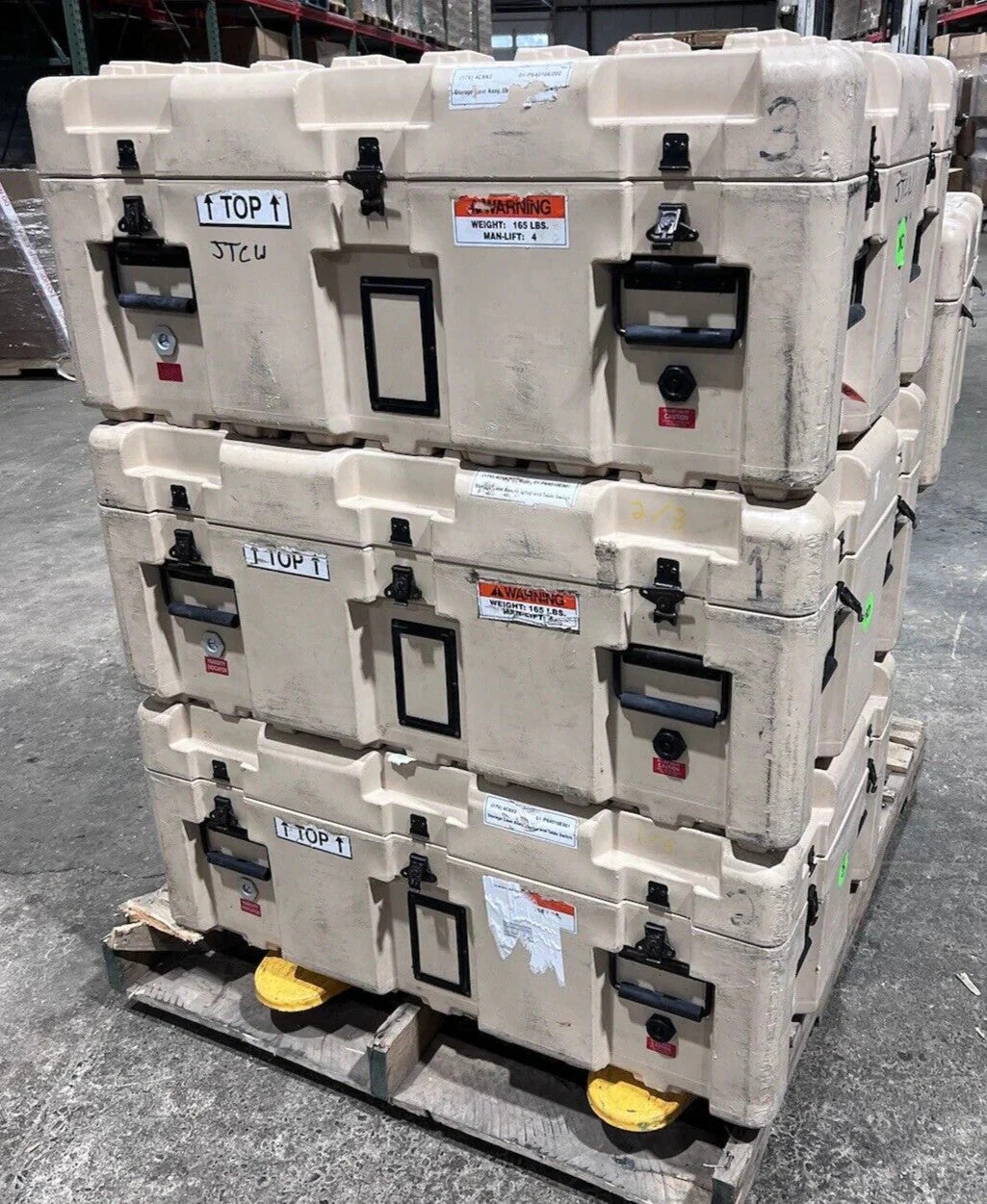ECS 38” 25” 16.5” Loadmaster Waterproof Footlocker Case Storage Case Military
