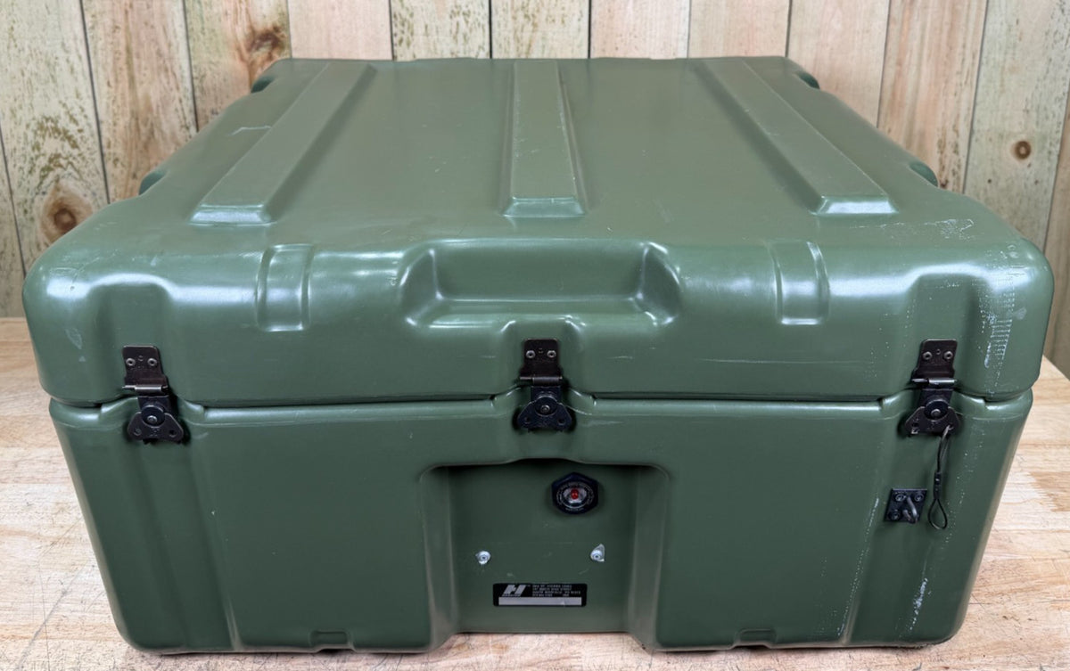 Pelican Hardigg Footlocker Green Case 27.5x26x15" Military PSI Waterproof