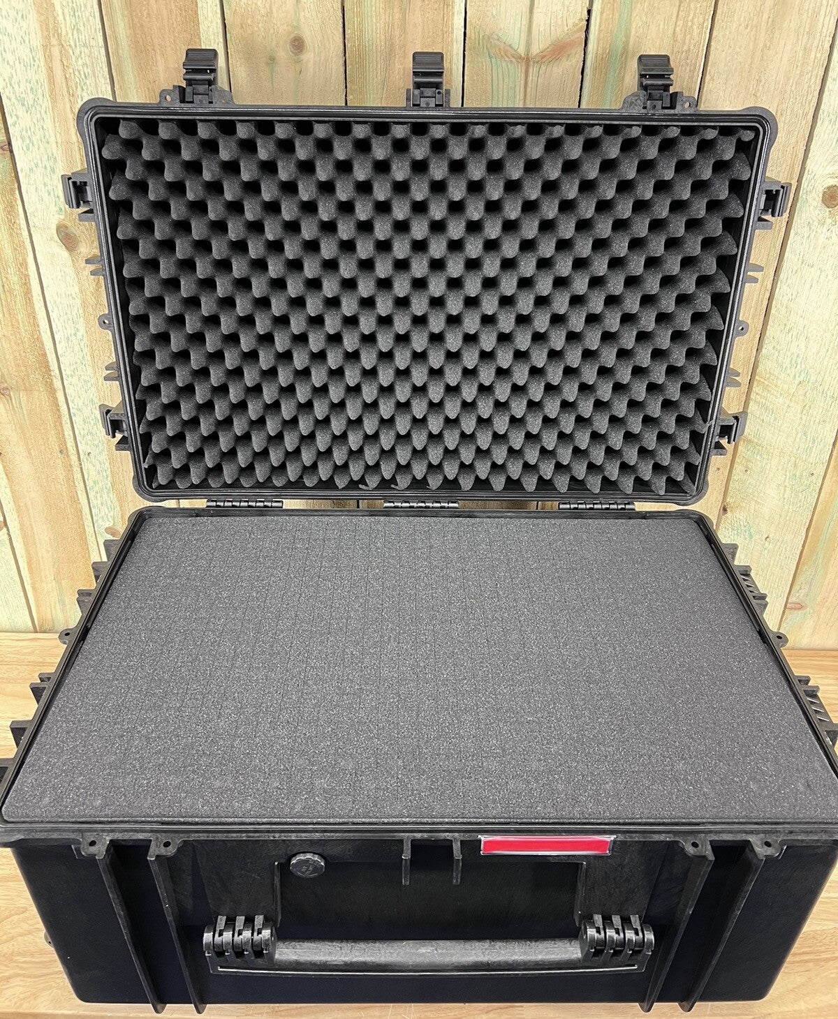 Valkyrie Products V133 Large Rolling Storage Case Waterproof W/ Pluck Foam
