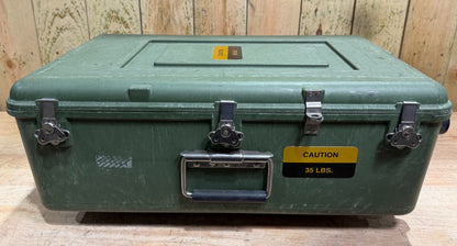 ECS 24x15x10 Rolling Waterproof Footlocker With Handle Case Storage
