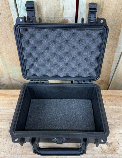 Pelican 1120 Black Hard Case Protector Waterproof Good Condition AB Free Ship