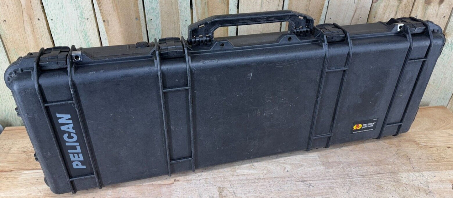 Pelican 1720 Rifle Case Protector Rolling Black Long Grade AB Free Ship