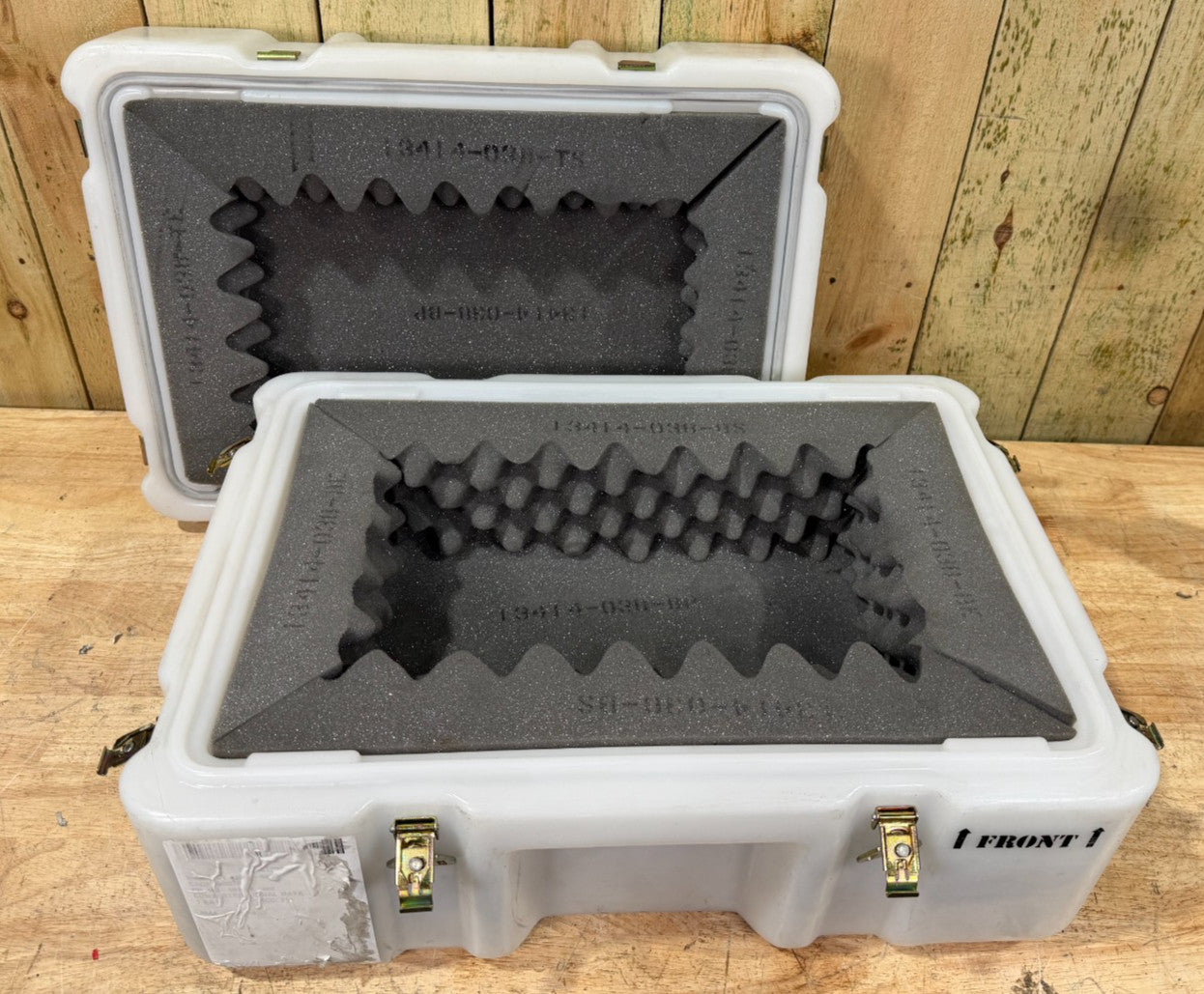 Pelican Hardigg Case 23x16x13" White Waterproof Storage Footlocker