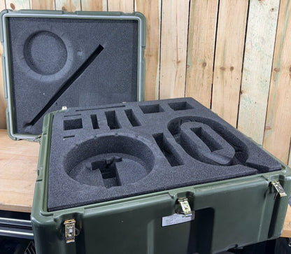Pelican Hardigg Case 29"x27"x17" Green Waterproof Storage Footlocker
