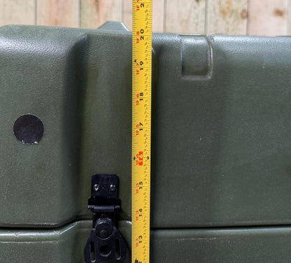 Pelican Hardigg Rolling Case 32x28x20.5" Green Military Waterproof Footlocker
