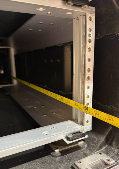 Pelican Hardigg Server 4U Rack Rackmount 19" X 24" Frame Waterproof Black Case