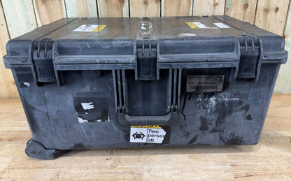 Pelican iM2975 Storm Case Rolling Waterproof Black Good Condition B/C Free Ship