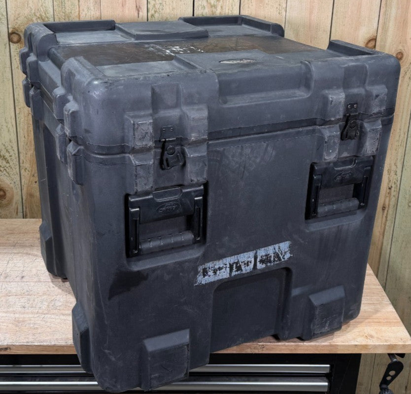 SKB rSeries Footlocker Style Storage Case Trunk 27.5x28x26.5" Black AB
