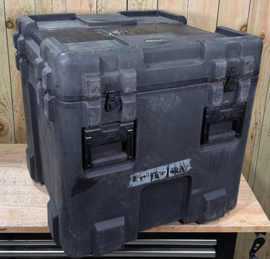 SKB rSeries Footlocker Style Storage Case Trunk 27.5x28x26.5" Black AB