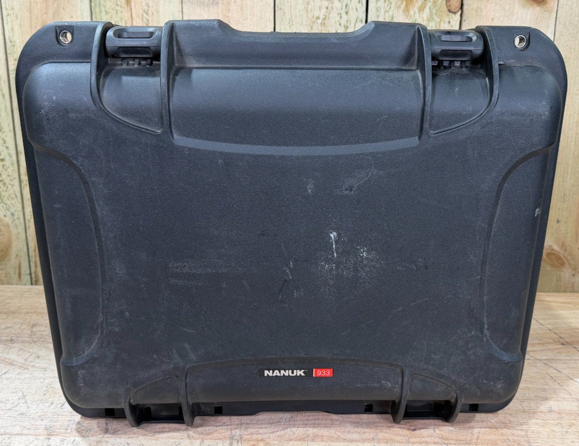 Nanuk 933 Black Hard Case Protector Waterproof Good Condition AB