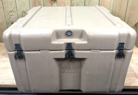 Pelican Hardigg Case 25.5" X 24" X 17" Tan Military Waterproof Storage