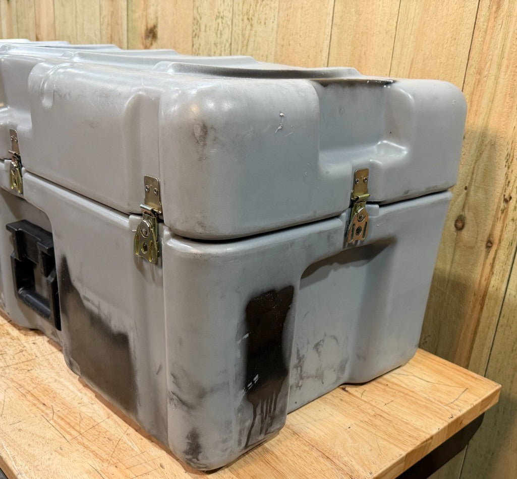 Pelican Hardigg Case 70x17.5x17" Grey  Military Waterproof Footlocker