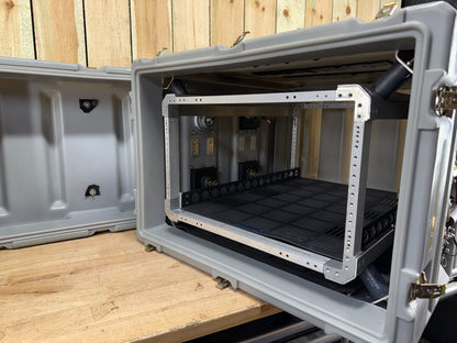 Hardigg Server Rack Rackmount 6U 19" X 25" Waterproof Storage Case W/ Rack