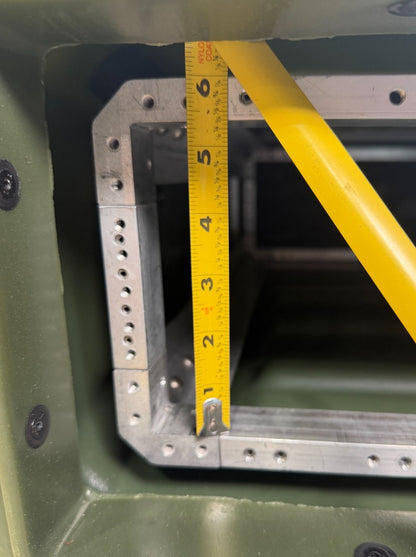 ECS Military Surplus Server Rack 19x24" 3U Case Waterproof OD Green