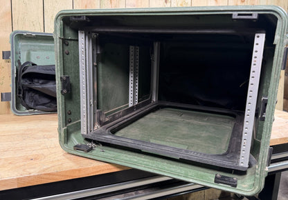 ECS Server Rack Rackmount 7U 19" X 24" Waterproof Storage Case W/ Rack