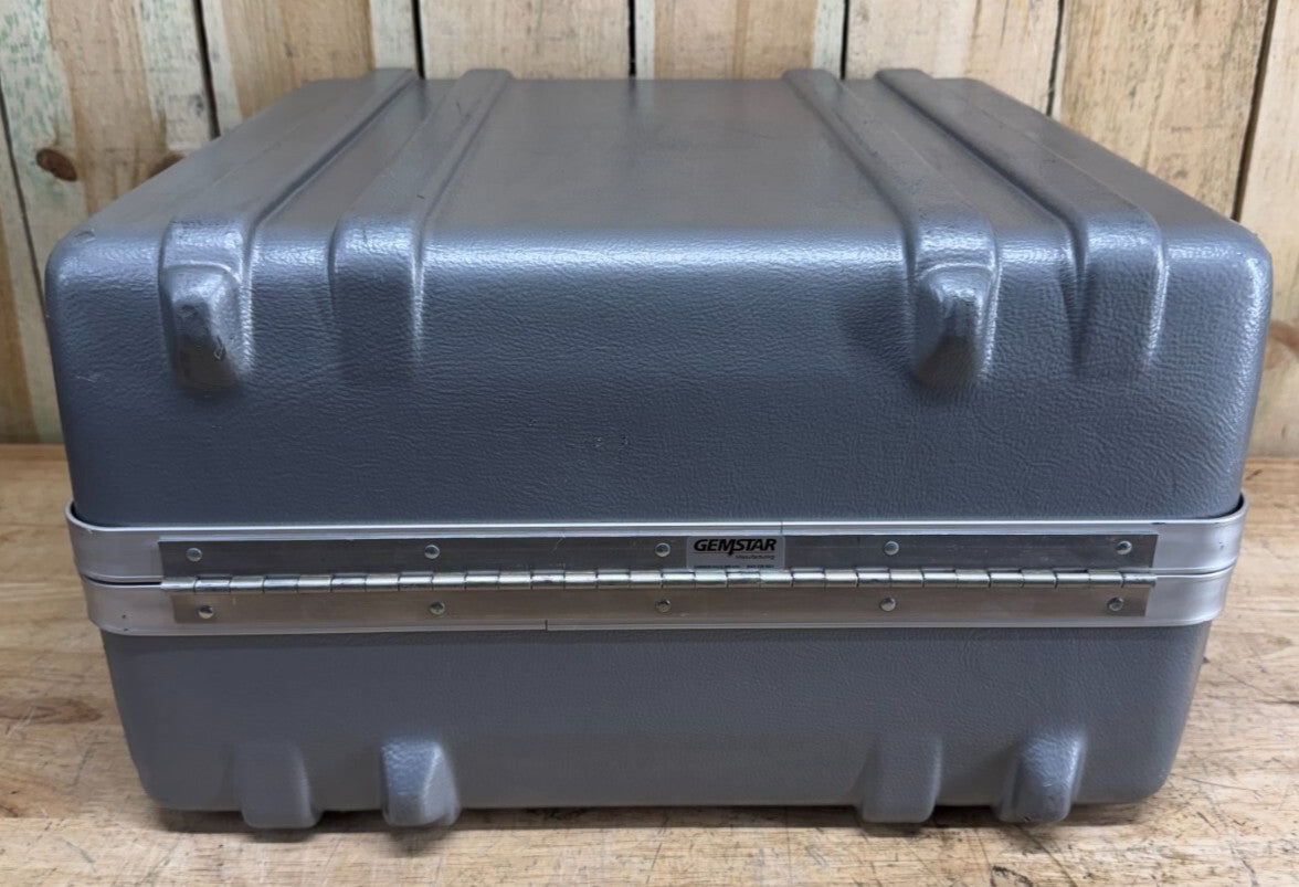 Gemstar Case 18x17.5x11" Grey Handheld Case Storage Footlocker Military Surplus