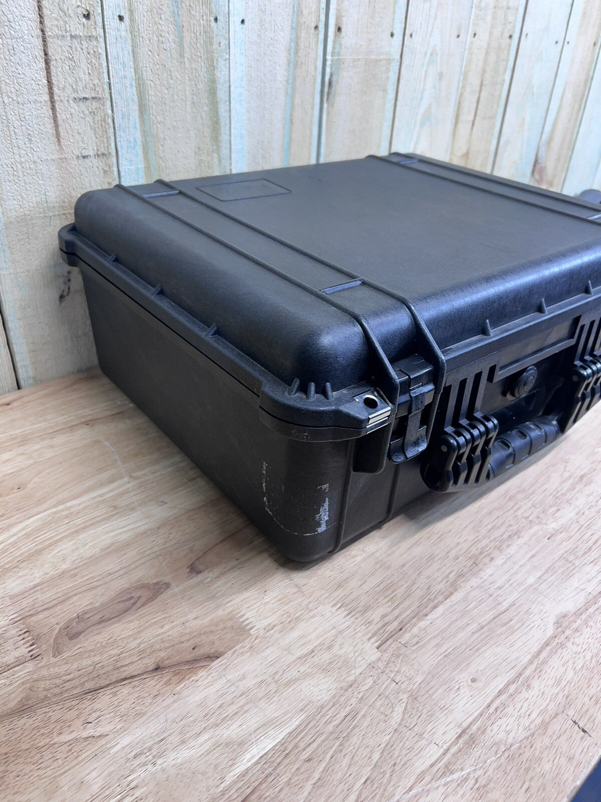 Pelican 1550 Watertight Protector Case Black Good Condition A/B Free Ship
