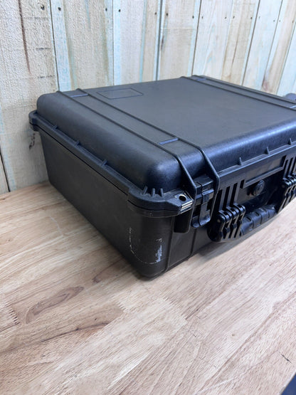 Pelican 1550 Watertight Protector Case Black Good Condition A/B Free Ship