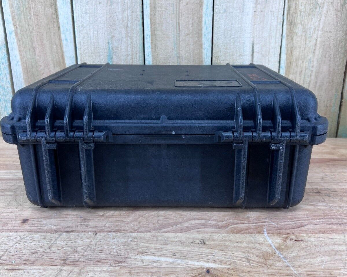 Pelican 1450 Black Hard Case Protector Waterproof Good Condition AB Free Ship