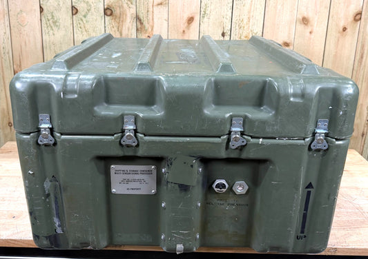 Pelican Hardigg Case 31x27x20" Green Waterproof Storage Footlocker