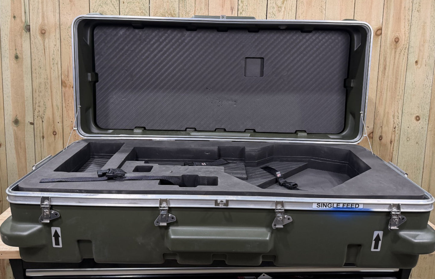 Thermodyne Military Surplus 49x22x18 Case Green Waterproof Storage