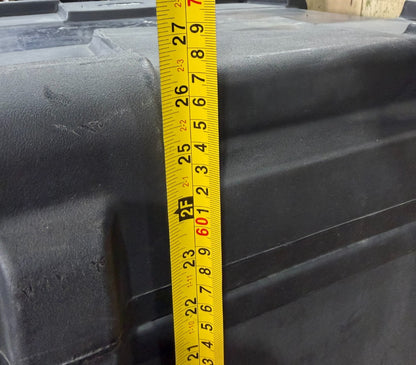 SKB rSeries Footlocker Style Storage Case Trunk 27.5x28x26.5" Black AB