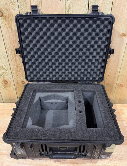 Pelican 1610 Hard Case Protector Rolling Black Good Condition OS