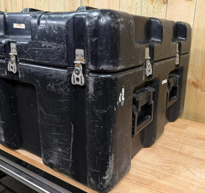 Hardigg Pelican 37x27x19 Military Surplus Black Footlocker Case