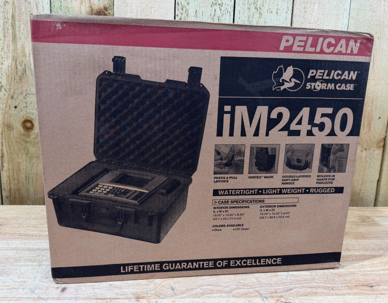 Pelican Storm IM2450 Waterproof Handheld Case W/ Pre Cut Foam Brand New NIB