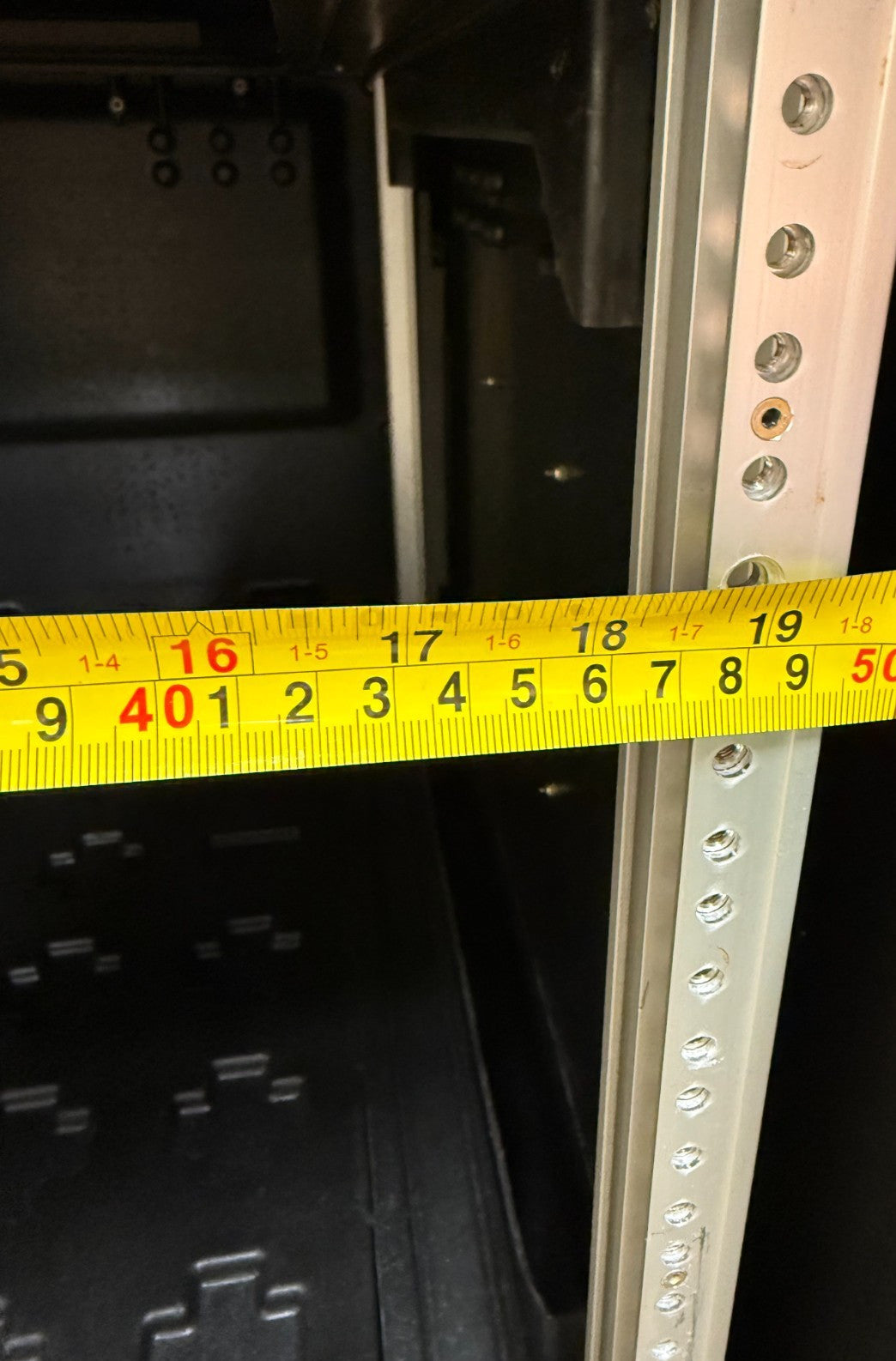 ECS Server 10U Rack Rackmount 19" X 24" Frame Waterproof Black Storage Case