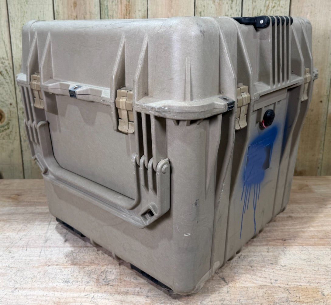 Pelican 0340 Tan Protector Case Waterproof  Good Condition AB