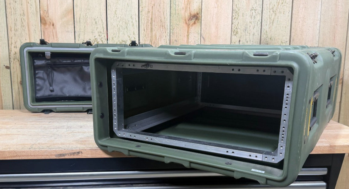 ECS Military Surplus Server Rack 19x24" 5U Case Waterproof OD Green