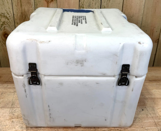 Pelican Hardigg 18.5x18.5x16.5” Footlocker White Case Military Waterproof