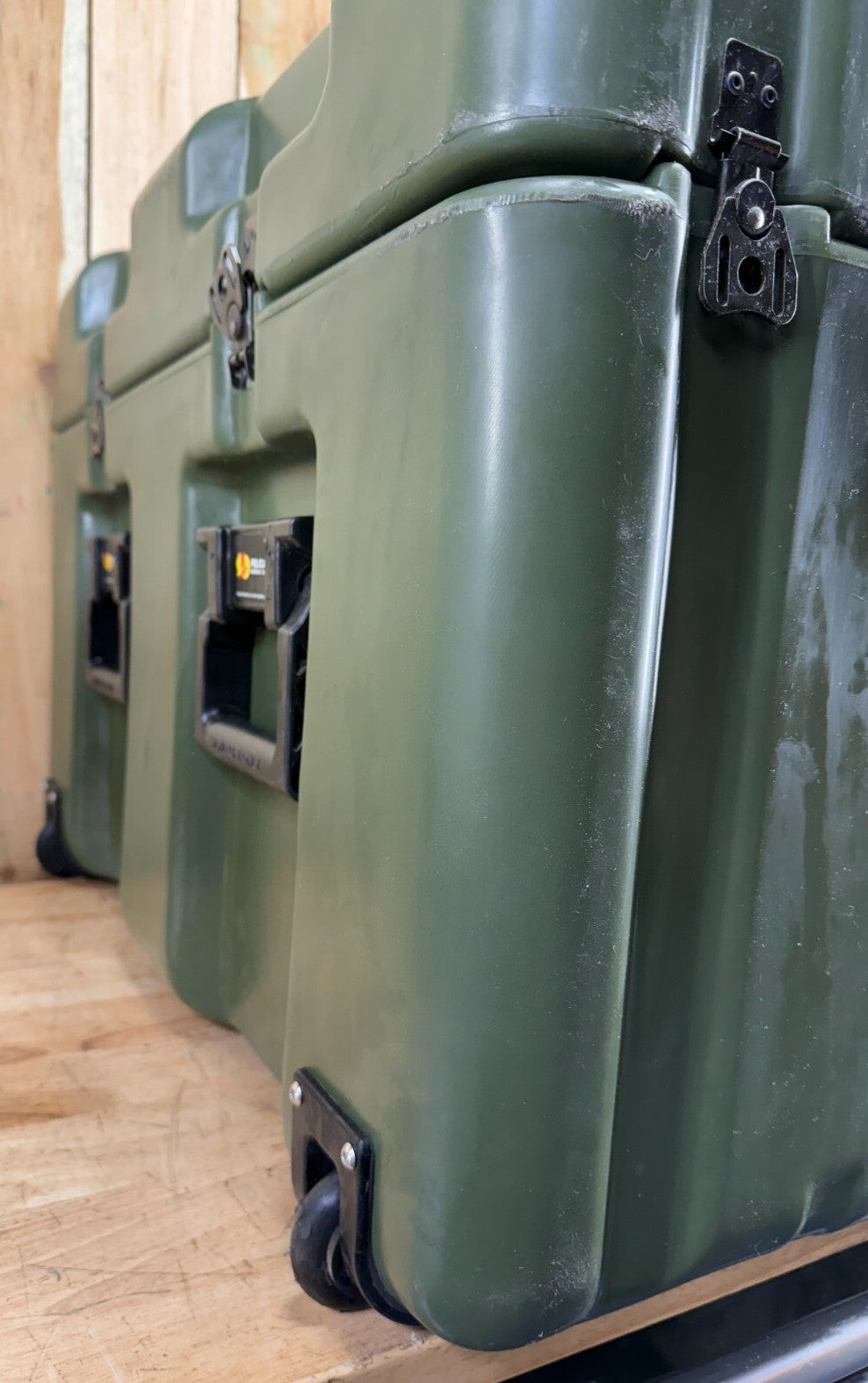 Pelican Hardigg Case 30x30x22" Green Military Waterproof Storage