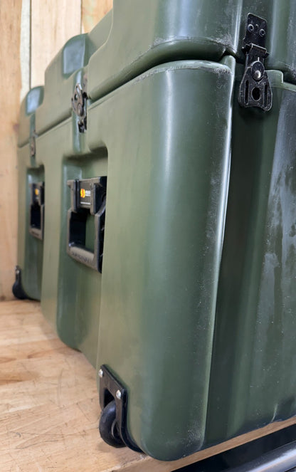 Pelican Hardigg Case 30x30x22" Green Military Waterproof Storage