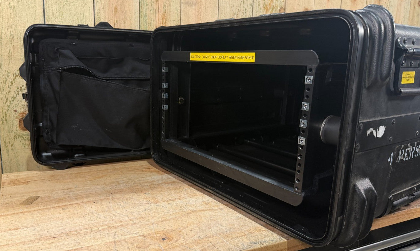 Thermodyne Server Rack 5U 24"x19" 30x26x13 Rolling Case Military Waterproof