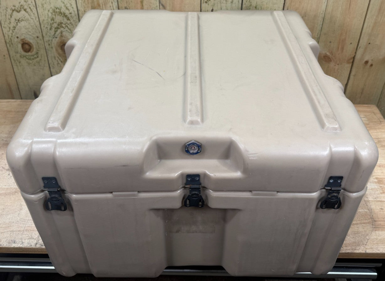 Pelican Hardigg Case 25.5" X 24" X 17" Tan Military Waterproof Storage
