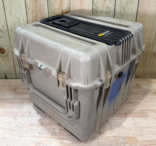 Pelican 0340 Tan Protector Case Waterproof  Good Condition AB