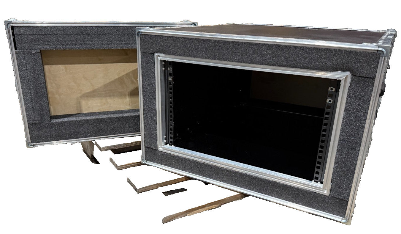 Wilson Case 6U 19x24" Server Rack Road Case With Casters Surplus Roadie Music
