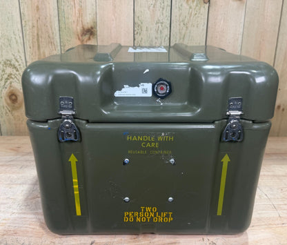 Pelican Hardigg Footlocker Green Case 18.5x18.5x15.5" Military Waterproof