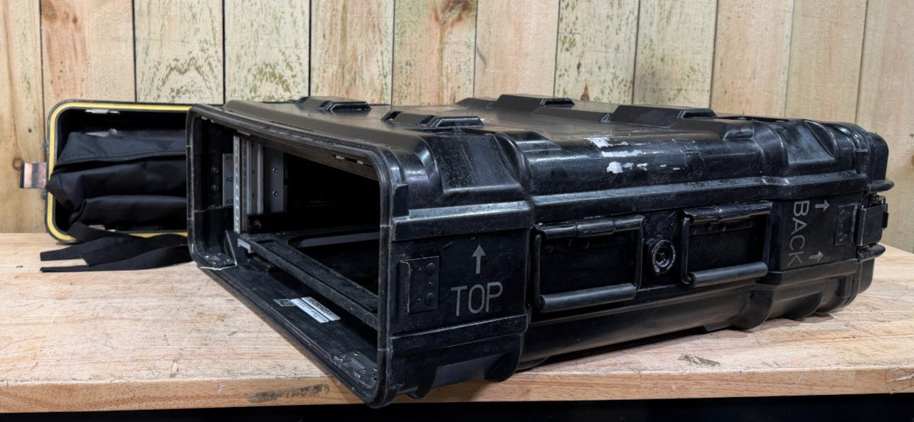 ECS Server 3U Rack Rackmount 19" X 20" Frame Waterproof Black Storage Case