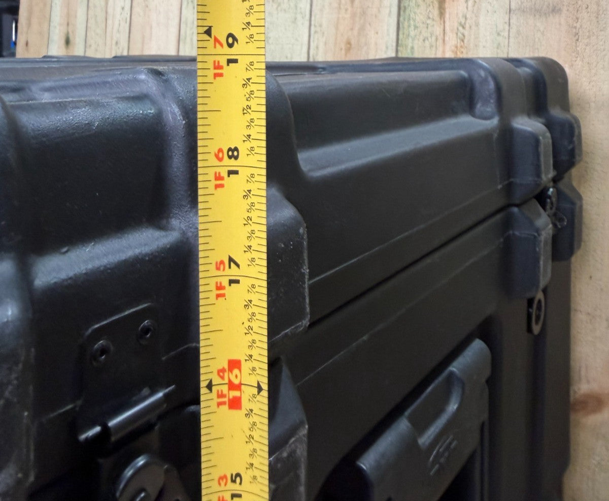 SKB Rolling Case Large 27.5x26.5x19" Black Military Waterproof Storage R Series