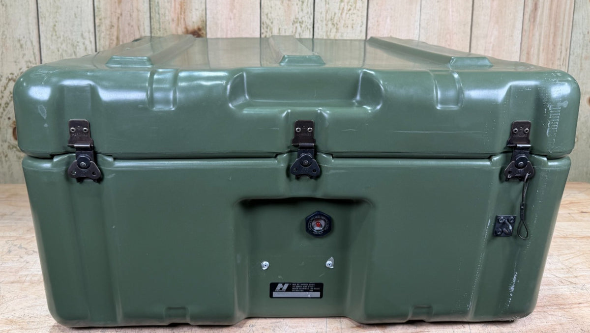 Pelican Hardigg Footlocker Green Case 27.5x26x15" Military PSI Waterproof