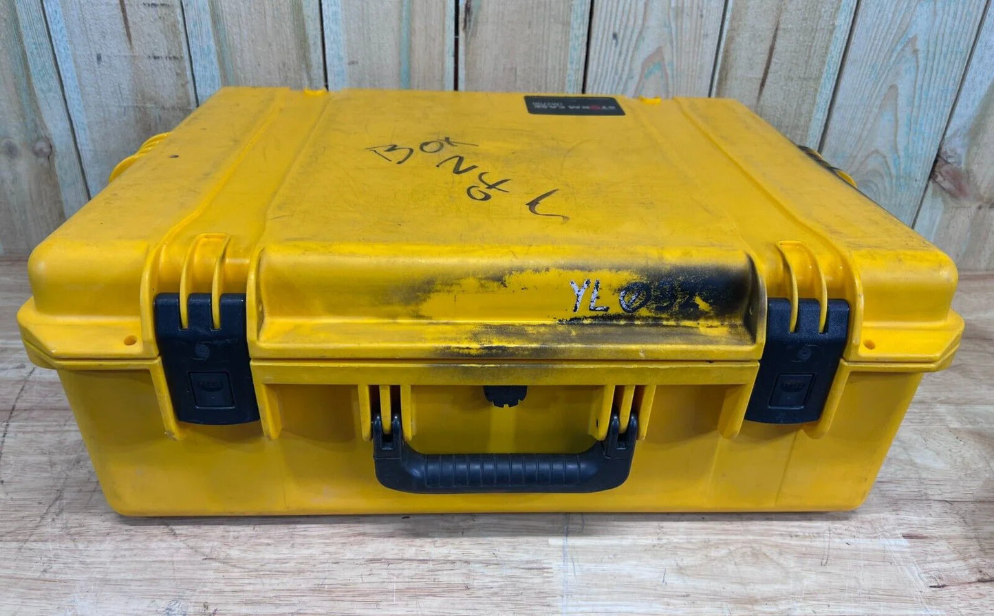 Pelican IM2700 Storm Case Yellow Waterproof AB Grade Good Condition