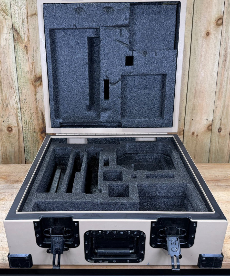 PSI Case 25.5x24x13" Metal Tan Military Waterproof Storage Container Hardigg