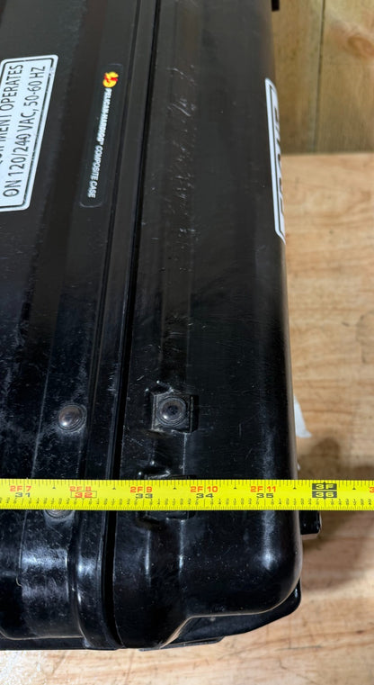 Pelican Hardigg Server 4U Rack Rackmount 19" X 24" Frame Waterproof Black Case